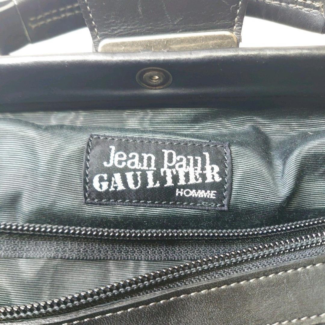 【希少】ジャンポールゴルチエ ドクターバッグ ヴィンテージ ビジネス ブラック