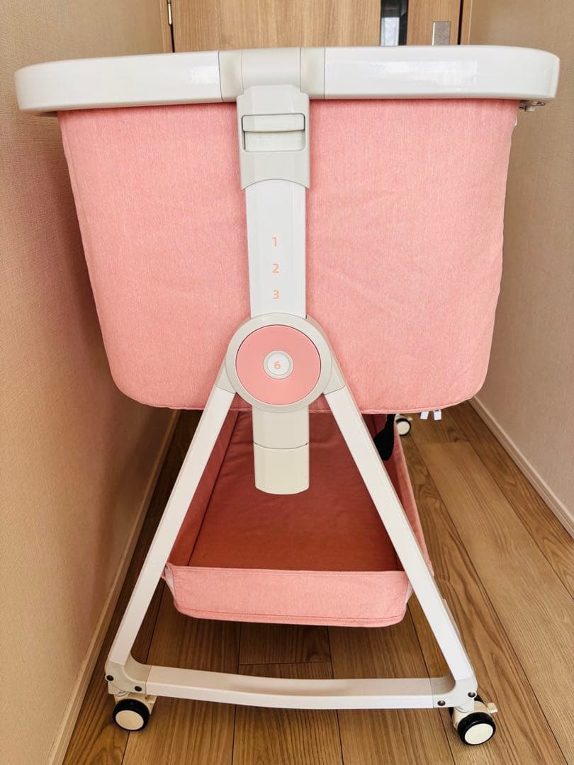 お値下げ‼️hzdmj ベビーベッド ピンク