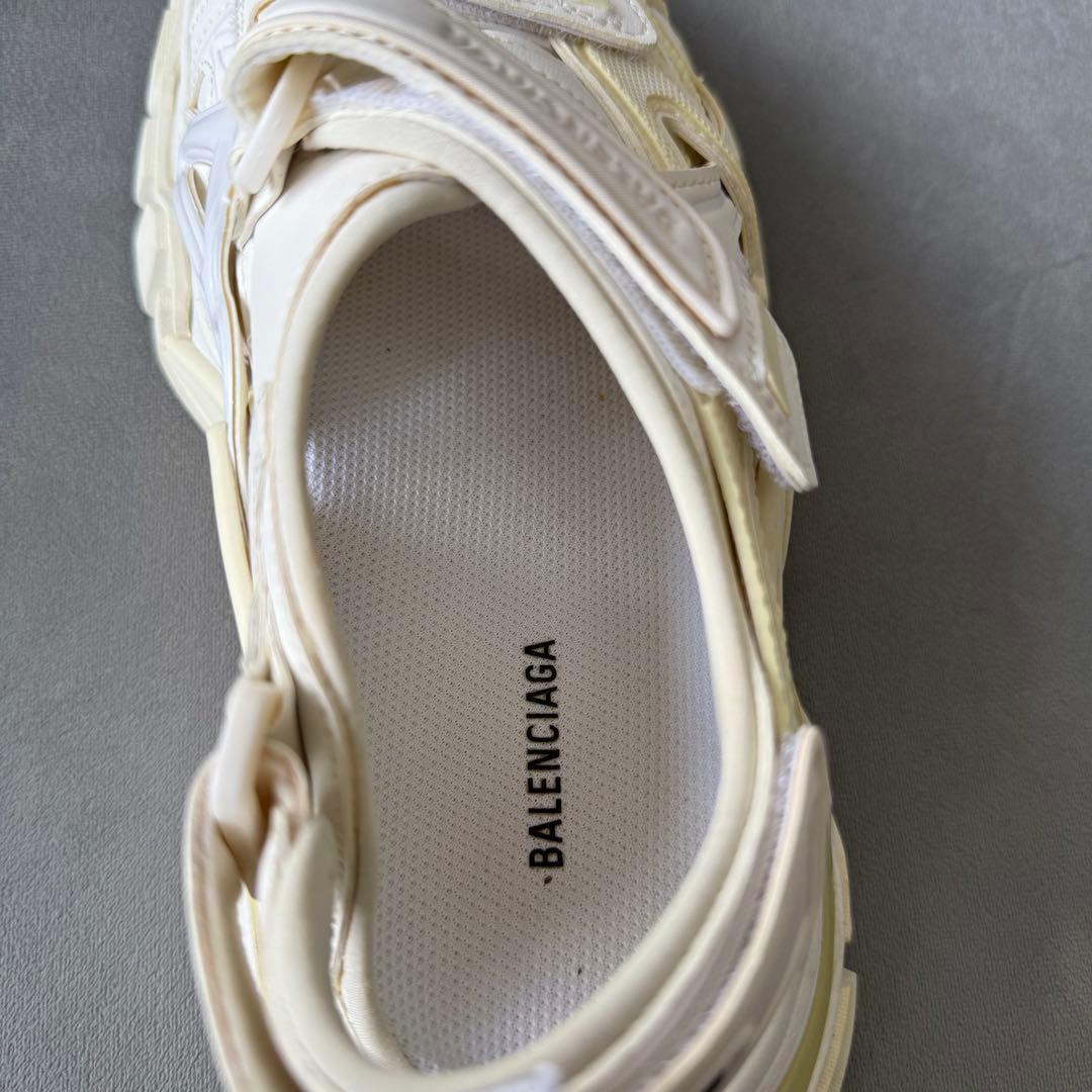 バレンシアガ トラック サンダル 617543 オフホワイト系 35 23cm