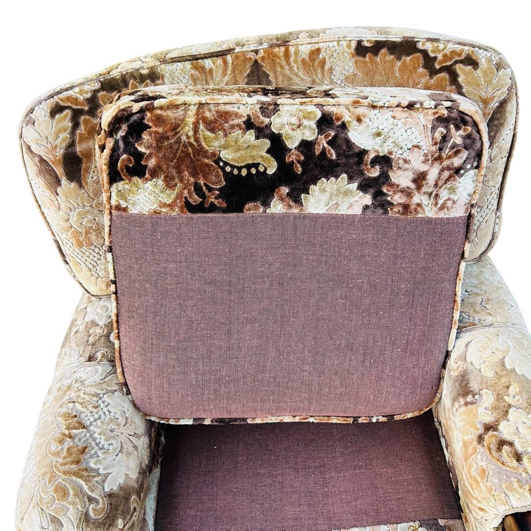 オールドカリモク 1人掛けソファ 金華山　昭和レトロ　ヴィンテージ　②