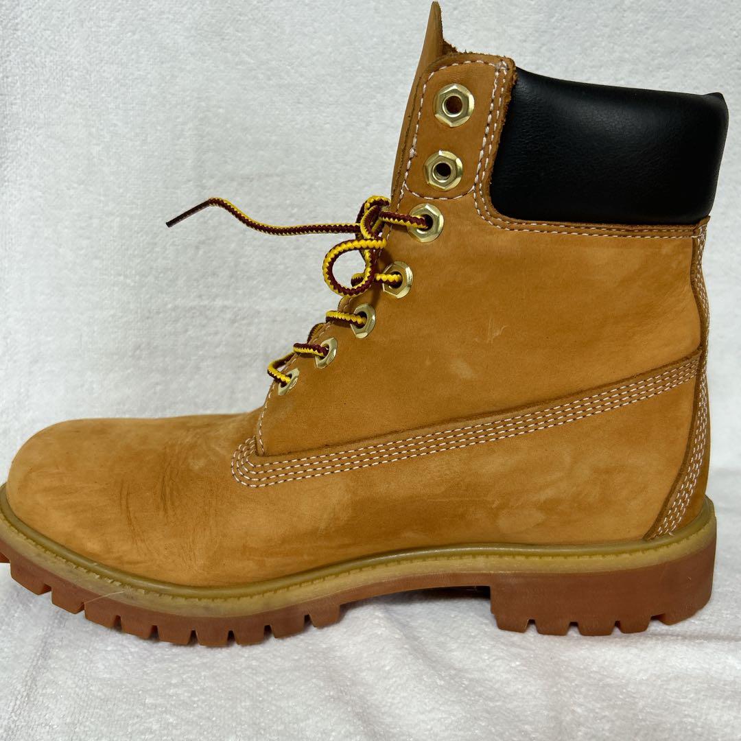 Timberland 防水スエードワークブーツ ブラウン 26㎝