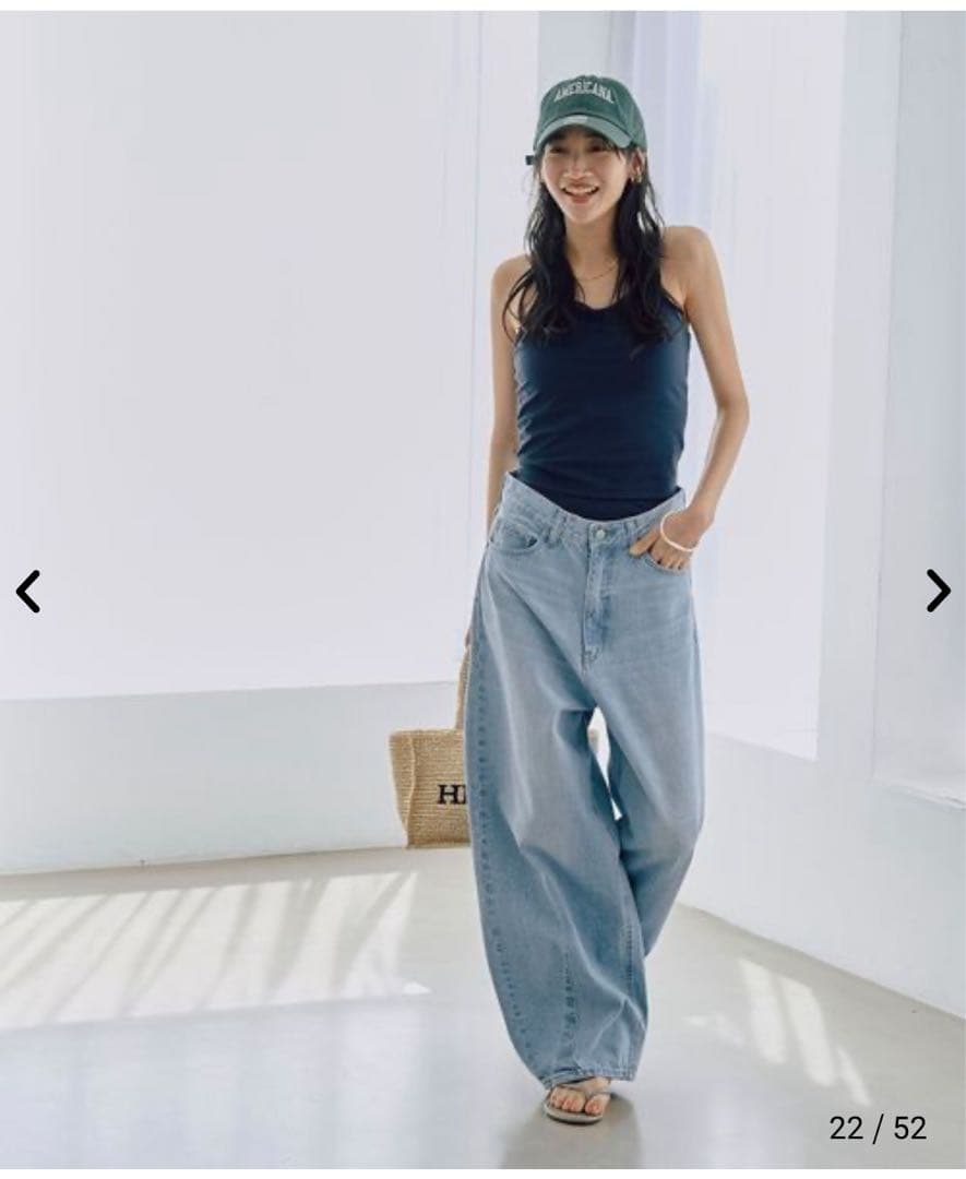 coen ポーチ付きボーダートップススイムウエア4点セット　WEB限定セット