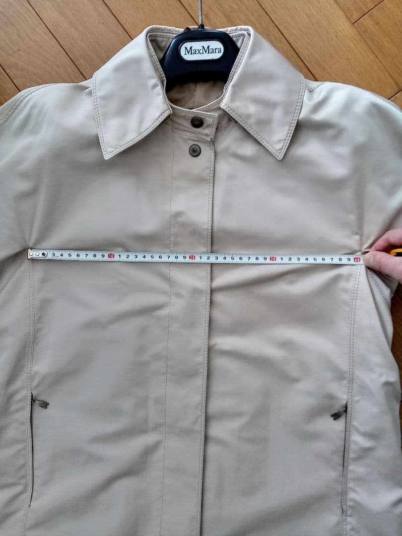 【新品未使用】MaxMara レインコート　ベージュ