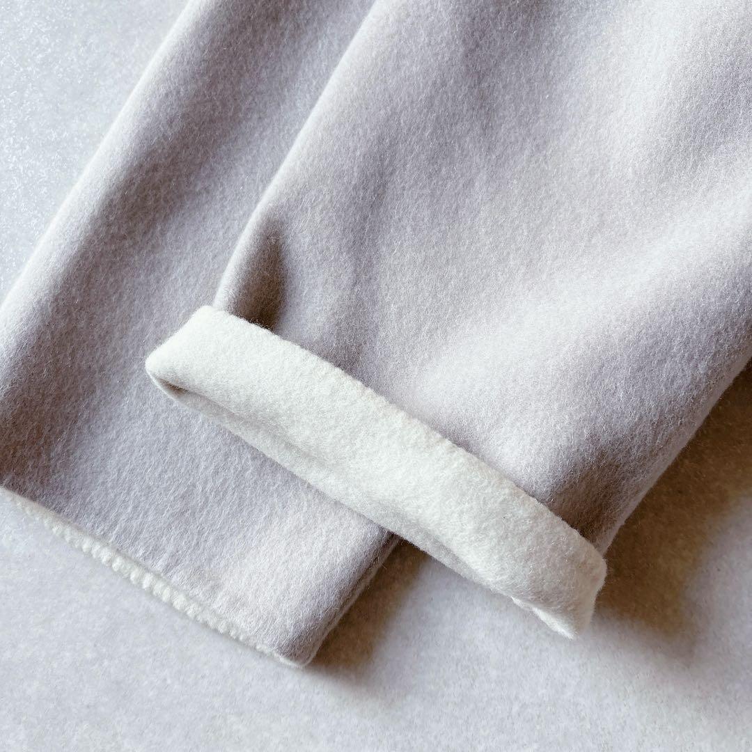 極美品★ADORE｜2TONE カシミヤ混 リバーコート 前後差裾 グレージュ