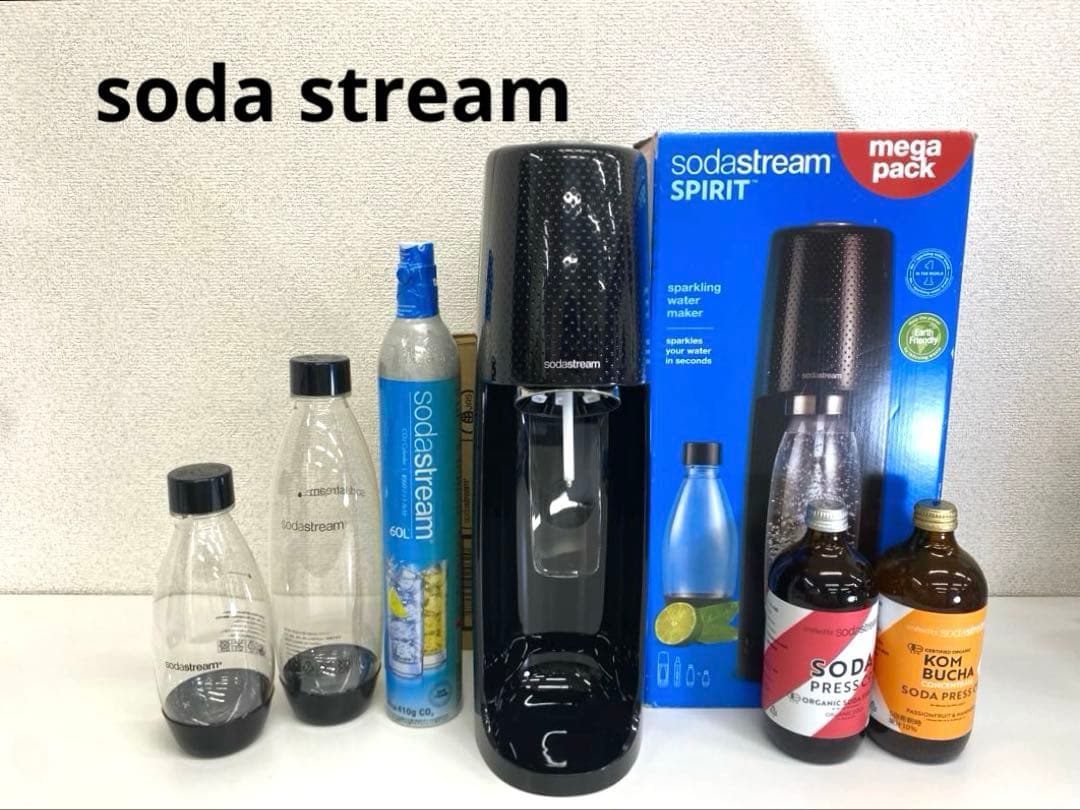sodastream ソーダストリーム SPIRIT メガパック付き