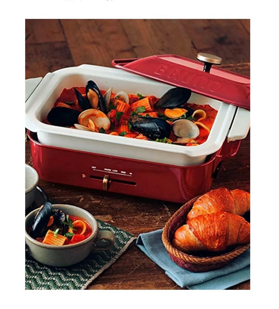 BRUNO ブルーノ ホットプレート グランデサイズ ブルーグレー