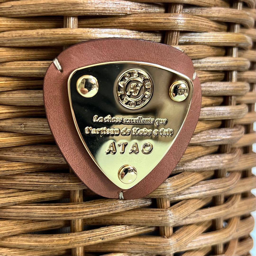 『未使用』ATAO breeze 2way ショルダーバッグ ラビットファー付き