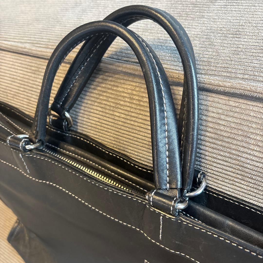 土屋鞄製造所　プロータ　ビジネスブリーフケース　防水レザー　美品