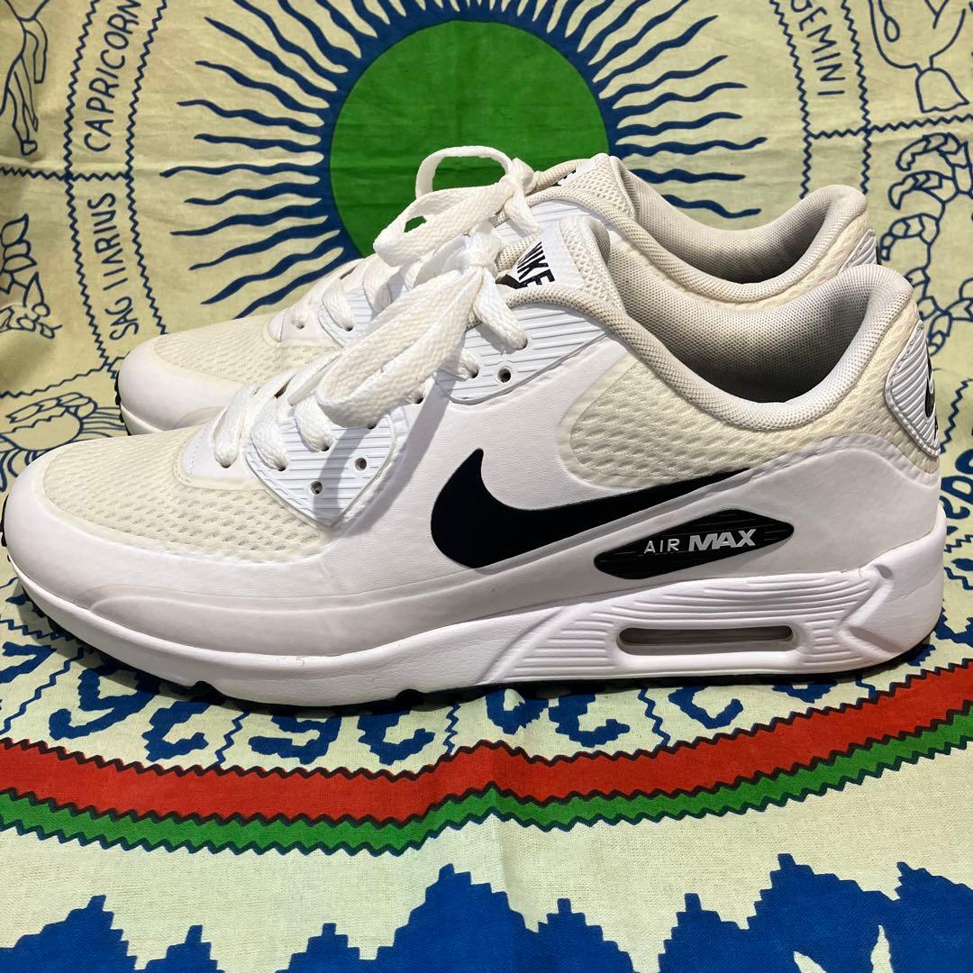 美品！Nike エアマックス90G ゴルフシューズ　　ホワイト　26cm