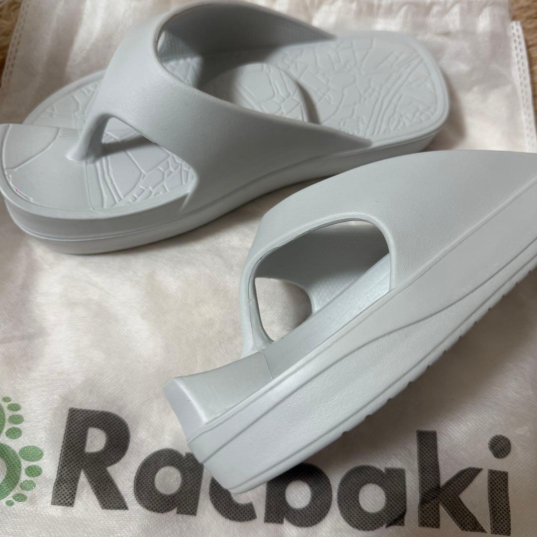 Racbaki ラクバキ イージーサンダル グレー