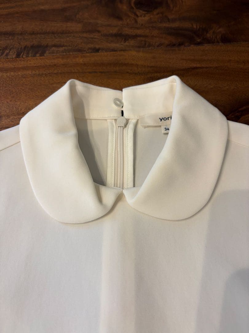 yori ラウンドカラードレスブラウス 34