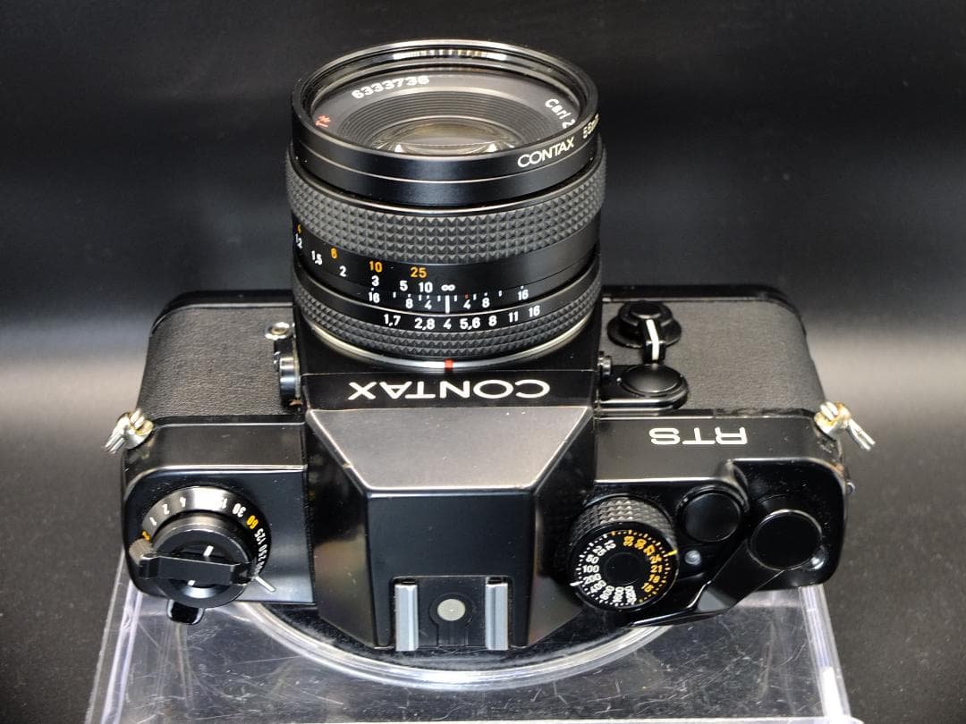 コンタックスRTS／プラナー50mmf1.7付【実写確認済整備品】