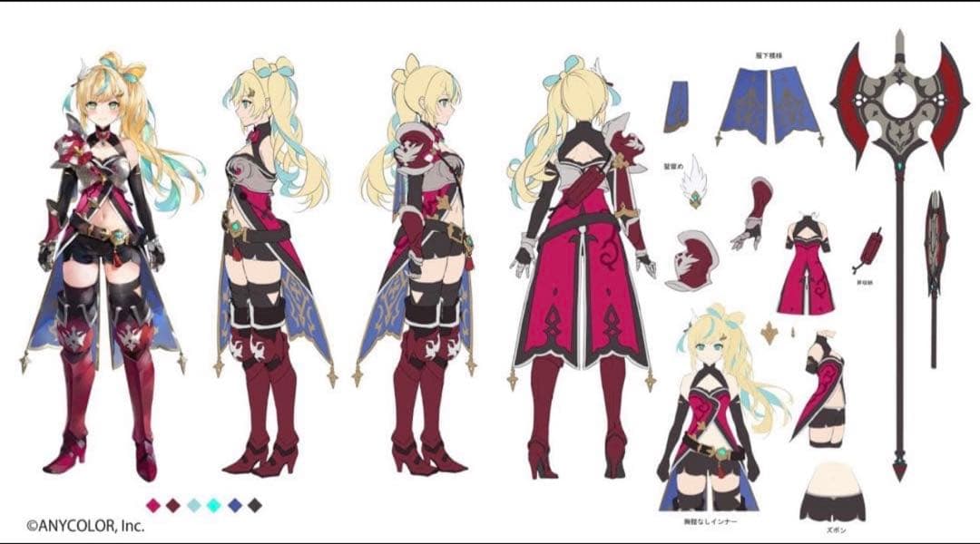 ぎん様　オーダー専用ページ　にじさんじ　立伝都々　コスプレパーツ　胸アーマー前金