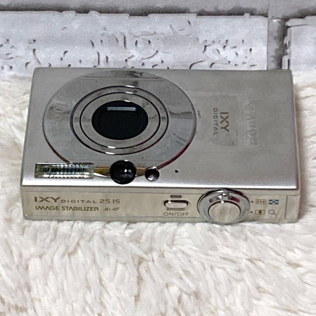 【動作品】 Canon IXY DIGITAL 25IS デジカメ シルバー