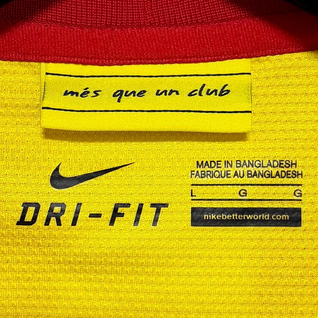 【極美品！】13/14 バルセロナFC ♯6 シャビ【Lサイズ】アウェイ