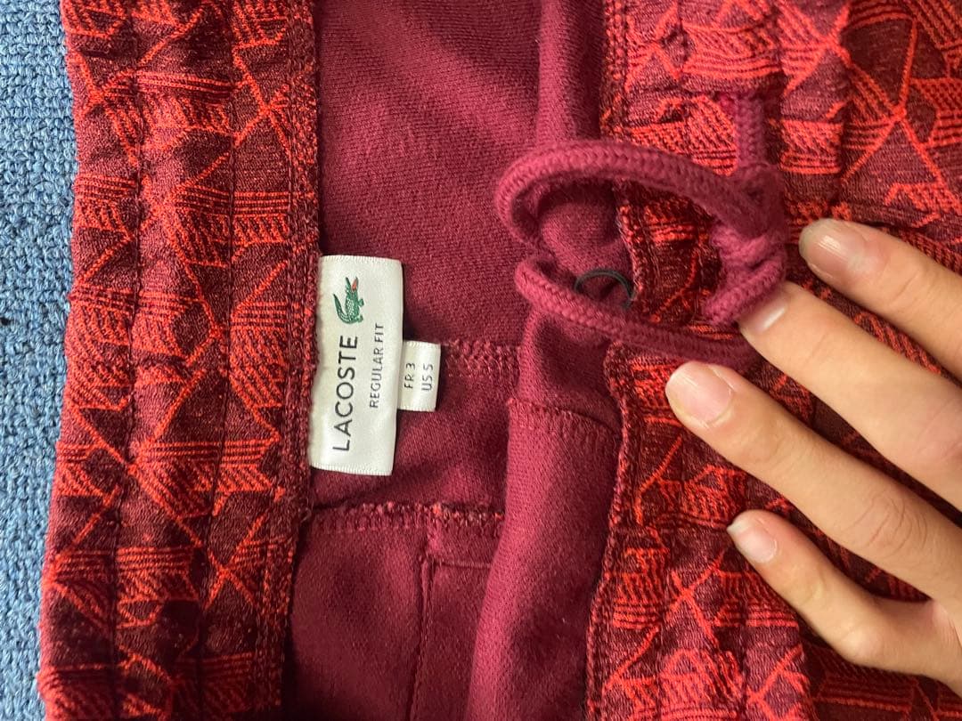 ち*り様 LACOSTE赤　ズボン