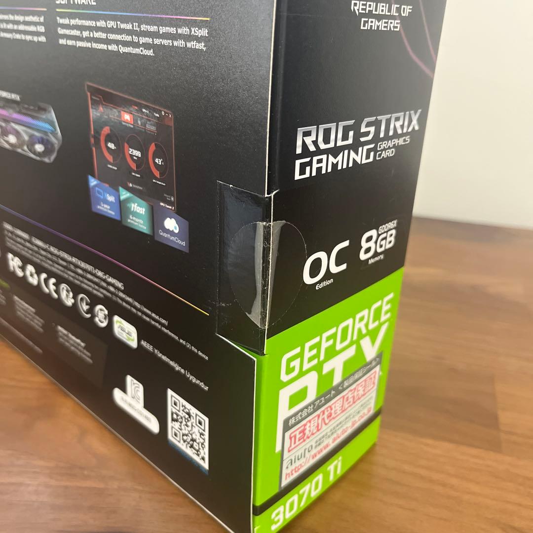 グラフィックボード・グラボ・ビデオカード ASUS ROG Strix NVIDIA GeForce RTX 3070Ti