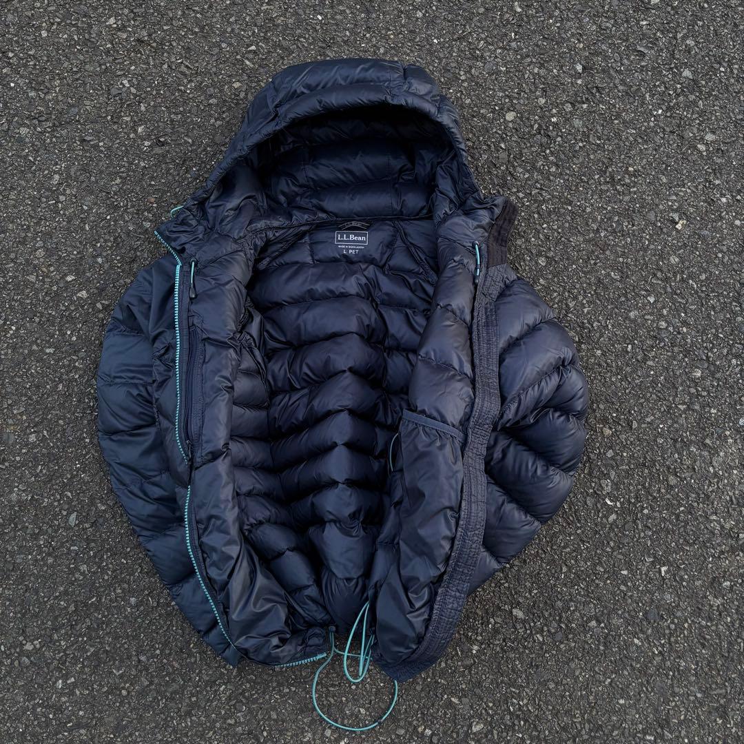 【^_−☆！】L.L.Bean ダウンジャケット　ダークネイビー　美品