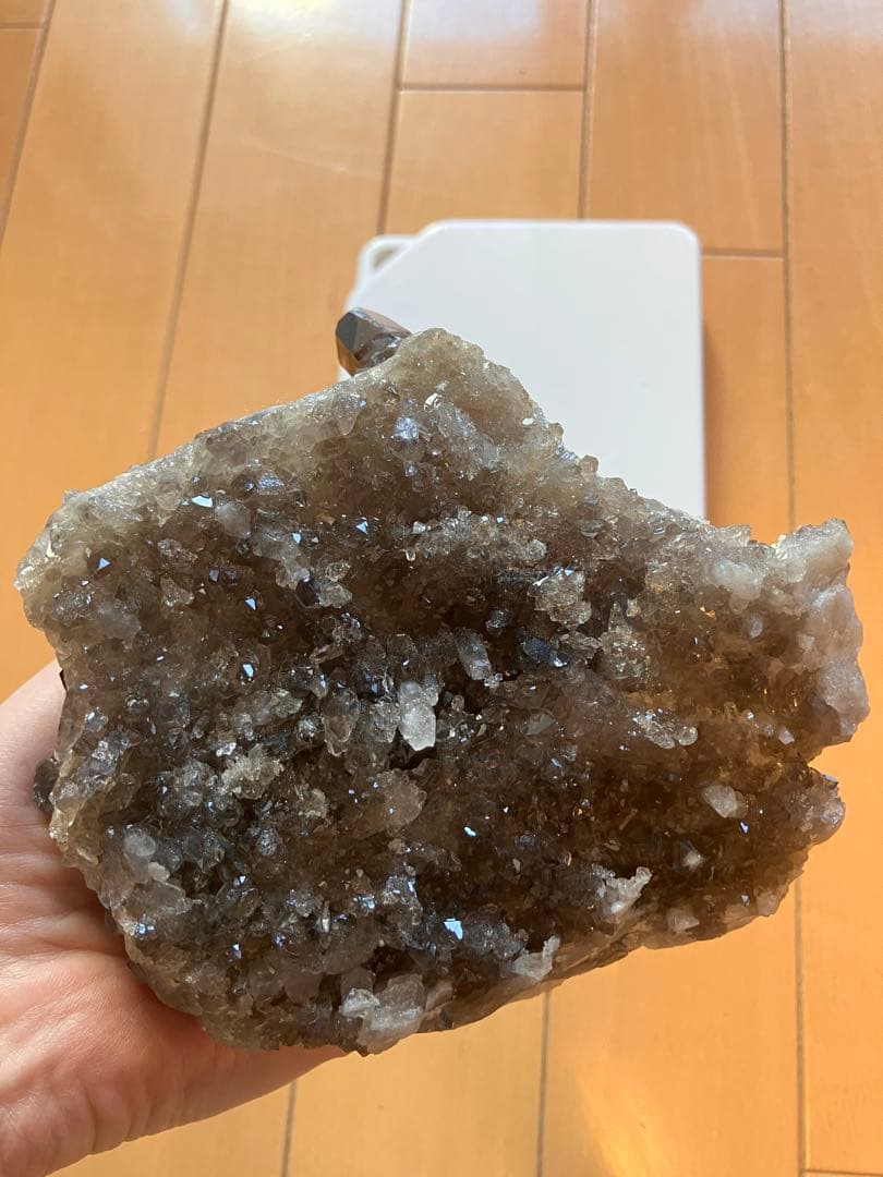 アーカンソー産スモーキークォーツ　両面クラスター