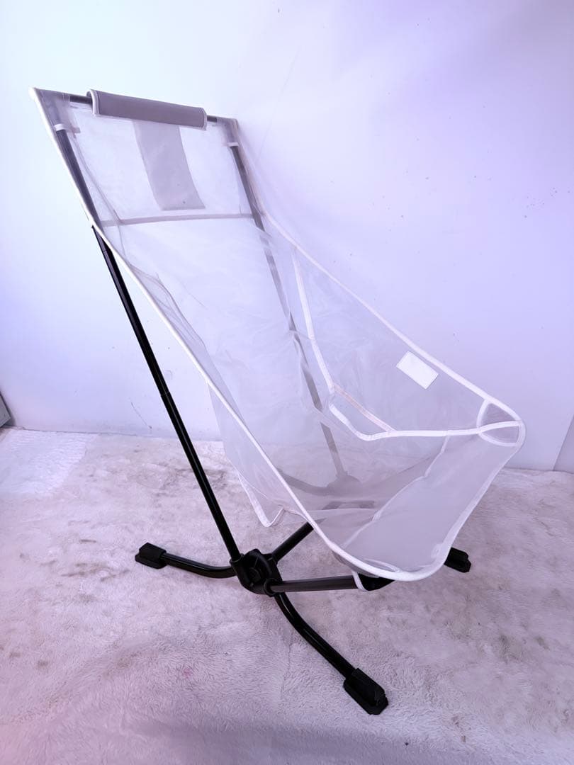 貴重品♪Helinox 生産終了 ビーチチェア ホワイトメッシュ 砂浜対応 軽量