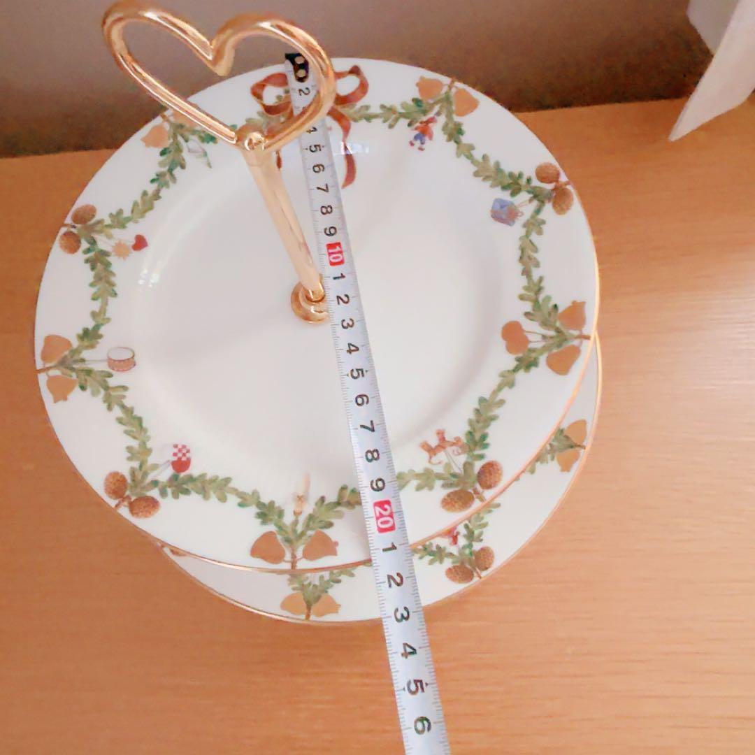 ロイヤルコペンハーゲンデザートスタンド 2段新品未使用