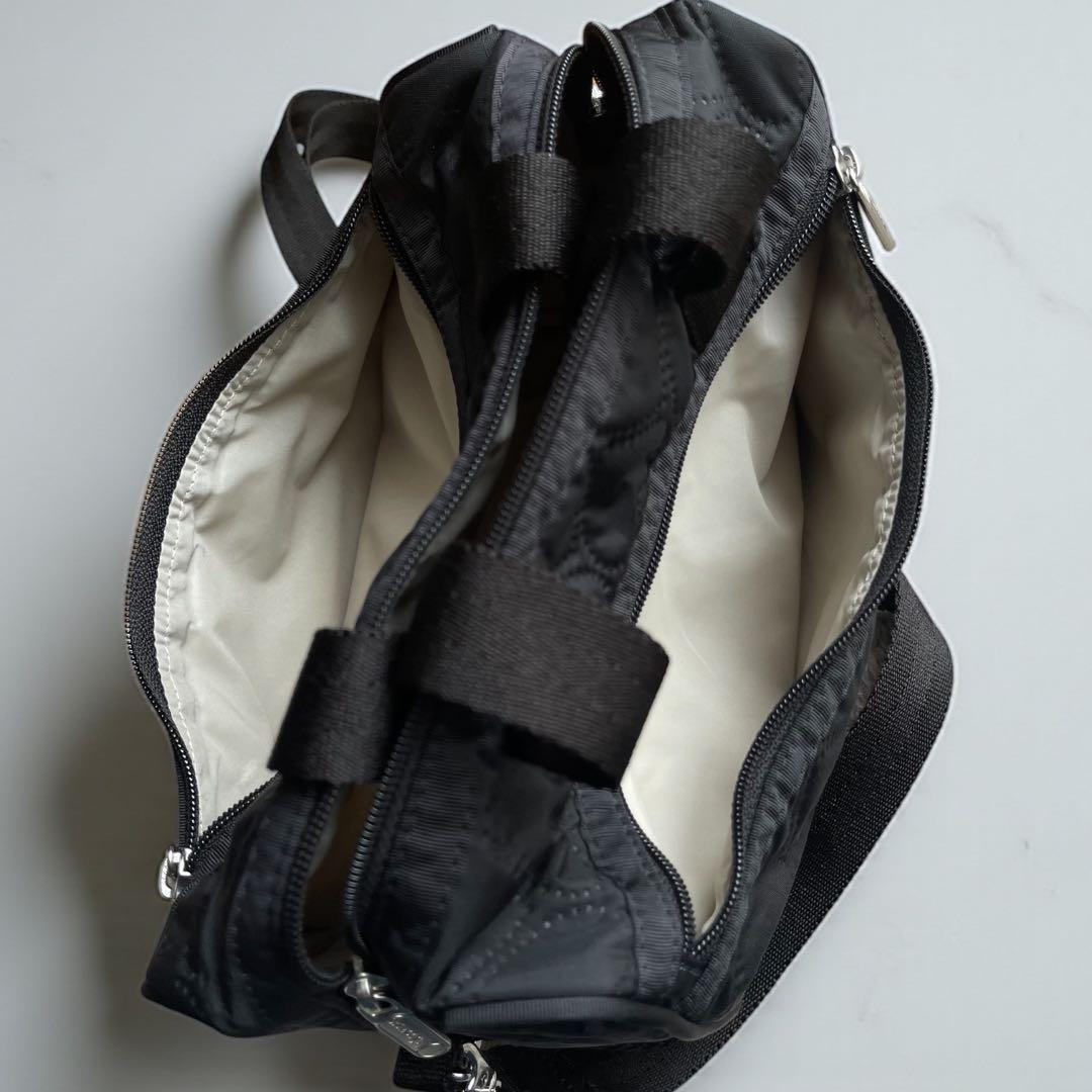 美品 LESPORTSAC EVERYDAY SM SATCHEL BLACK