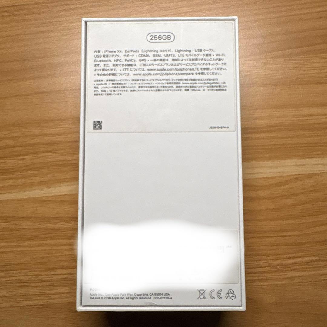 物理デュアルSIM iPhone XR 256GB