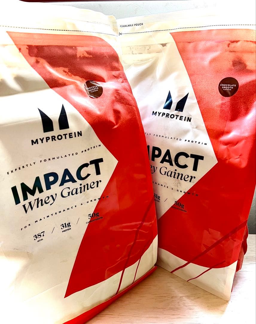 マイプロテイン★ウエイトゲイナー★チョコレート味★5kg(2.5kg✖️2袋)