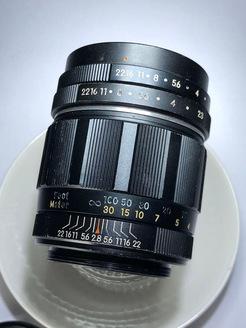 黒色プリセット型　pentax TAKUMAR 105mm f2.8 m42