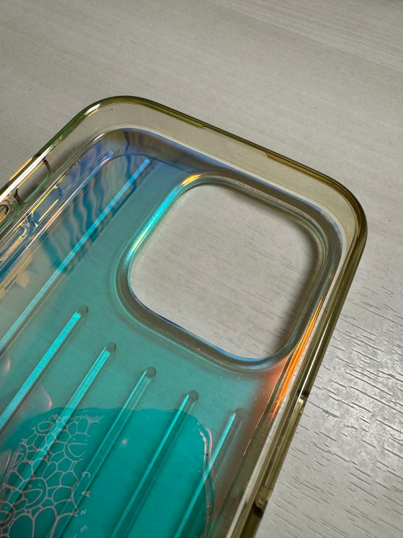 ⭐︎RIMOWA リモワ　イリディセント　iPhone15Pro用ケース　オーロラ