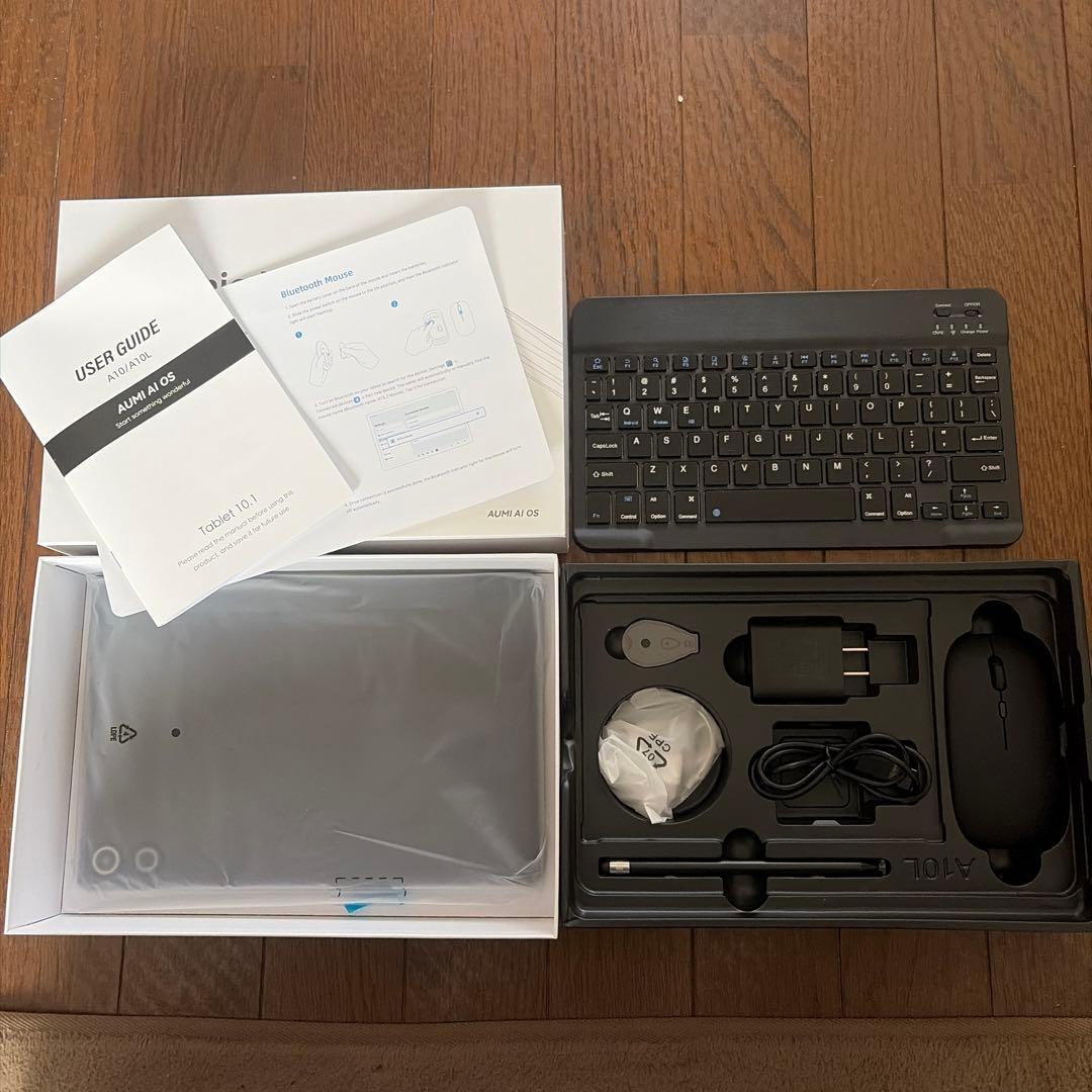 HiGrace Android15 タブレット 10インチ キーボード付きセット