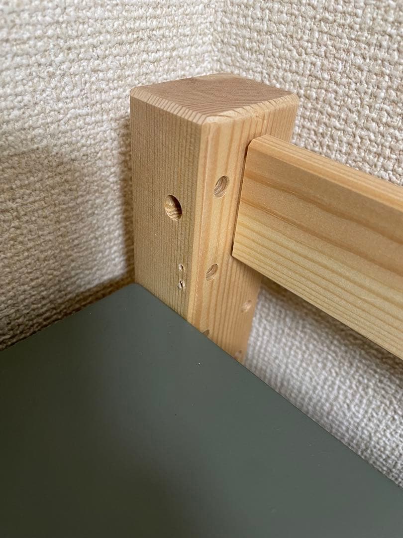 組立済 IKEA イーヴァル 棚シェルフ メッシュ グレーグリーンイケア