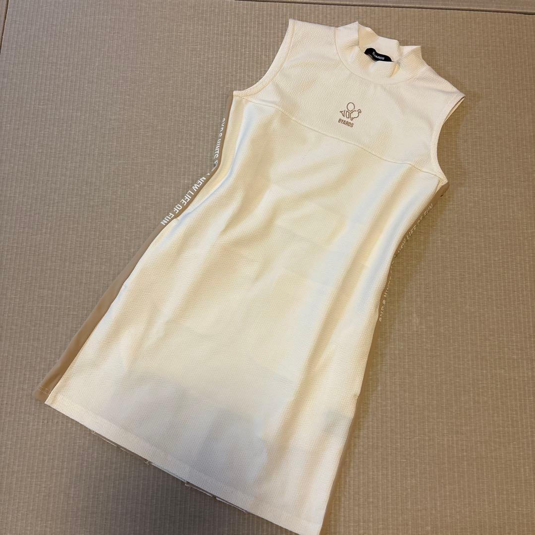 8yards モックネックノースリーブワンピース