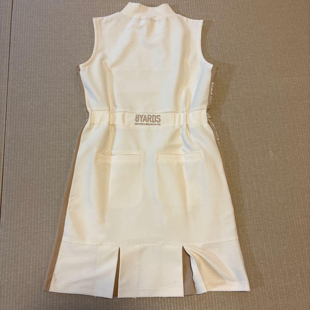 8yards モックネックノースリーブワンピース