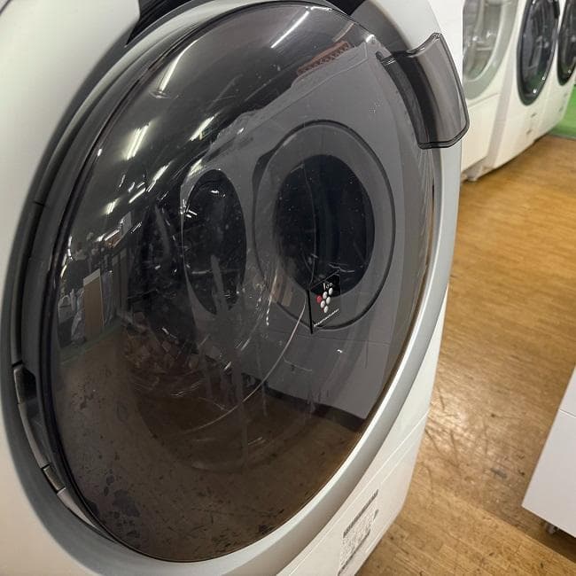 地域限定送料無料　美品 SHARP シャープ ドラム式洗濯乾燥機 ES-S7J