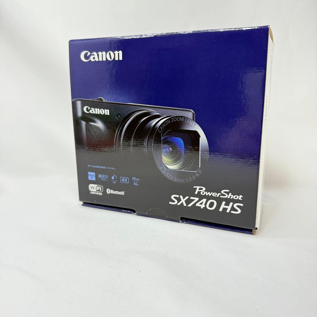 【新品未開封品】キヤノン POWERSHOT SX740 HS ブラック