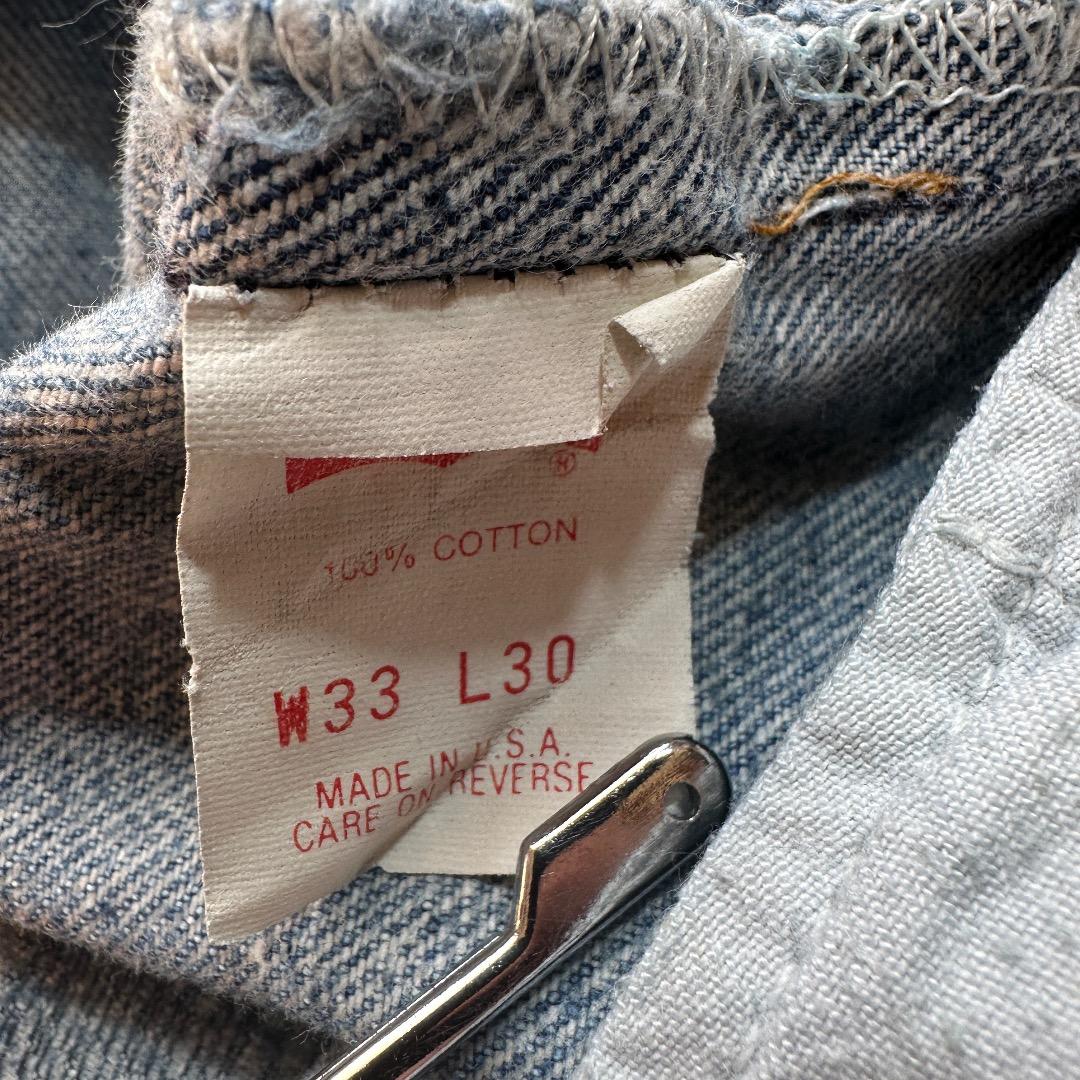 【W33 L30】90s USA製 levi's リーバイス 501
