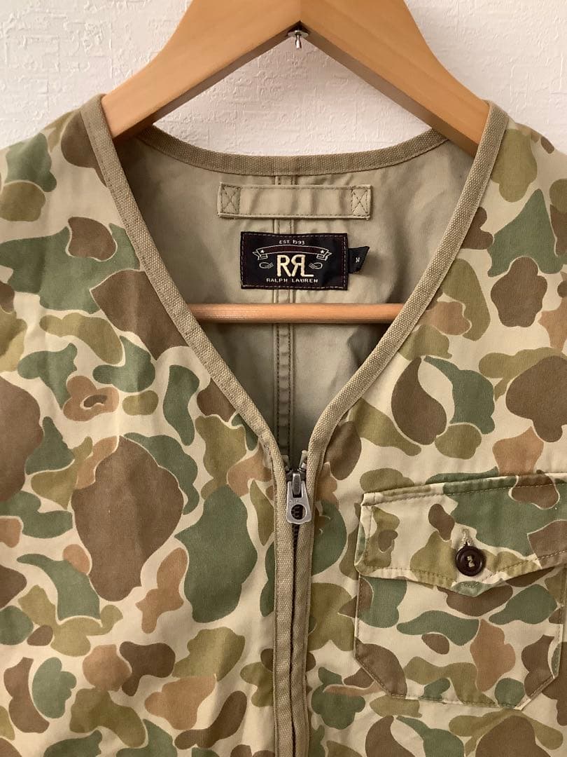 RRL ラルフローレン　カモフラージュベストMサイズ　美品