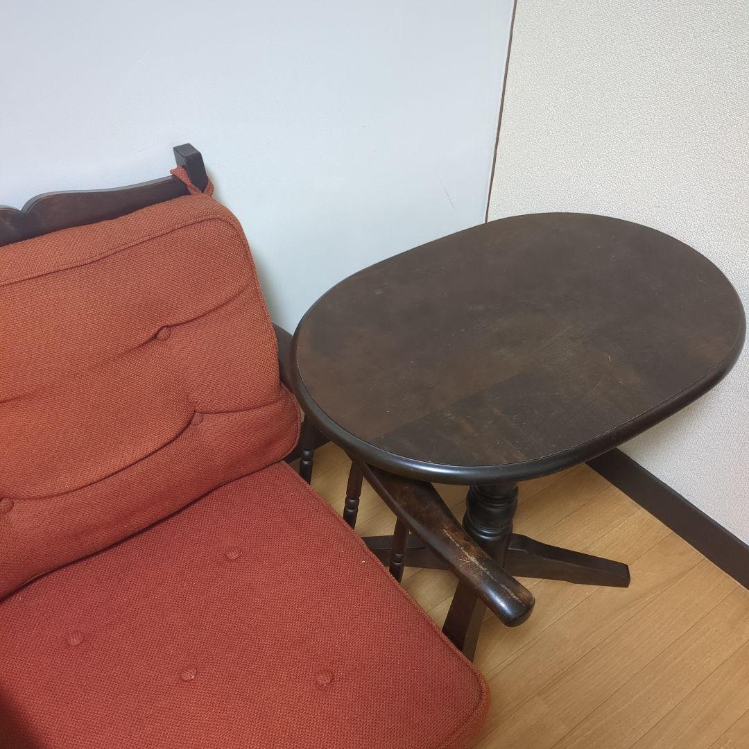 北海道民芸家具 テーブル サイドテーブル ダイニングテーブル 花台 ビンテージ