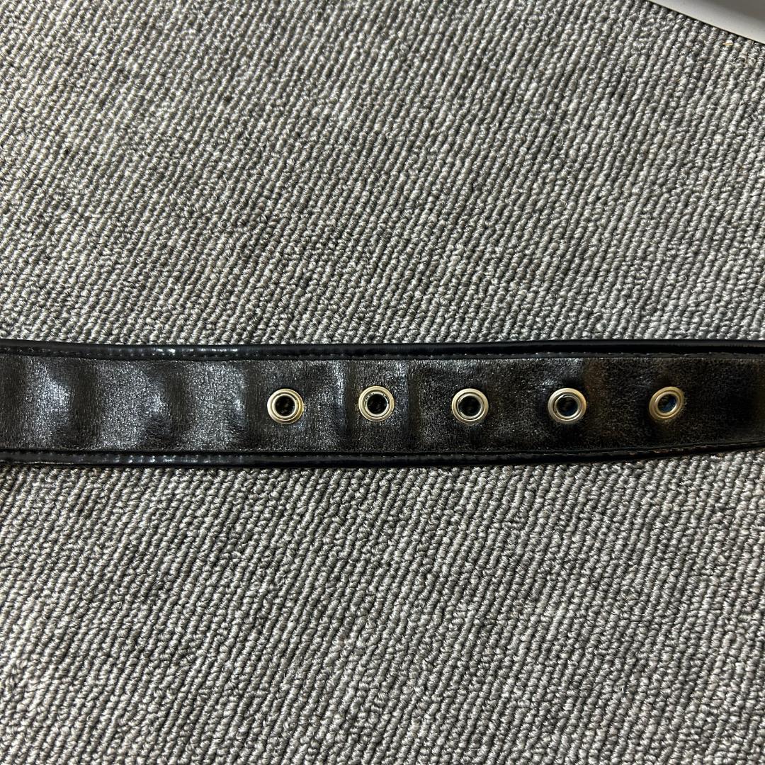 クリスチャンディオール　CD ロゴ ベルト 黒 ベージュ