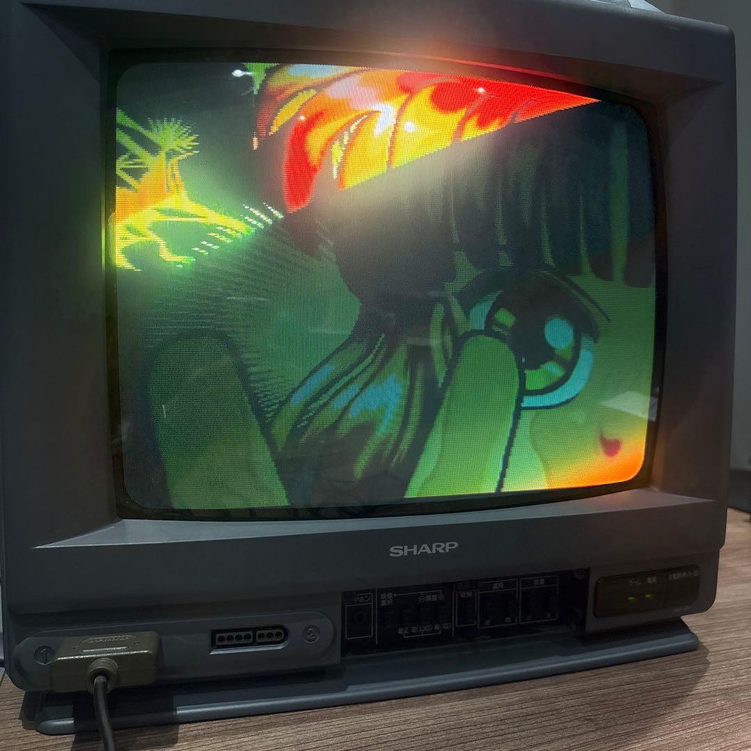 【Dan】SHARP 14G-SF1 ブラウン管テレビ
