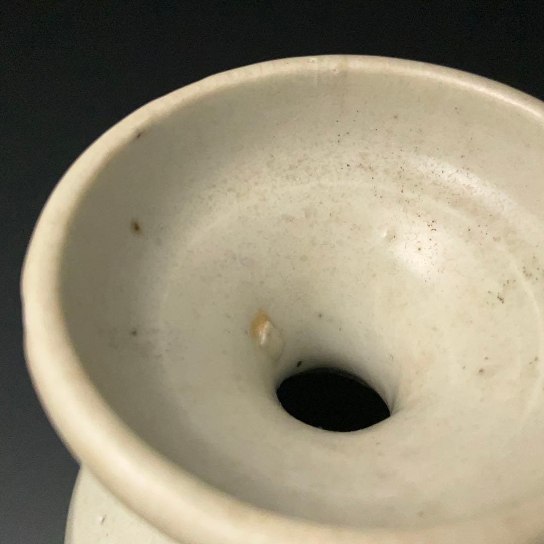 朝鮮美術　李朝　白磁徳利　骨董　R1406ダC