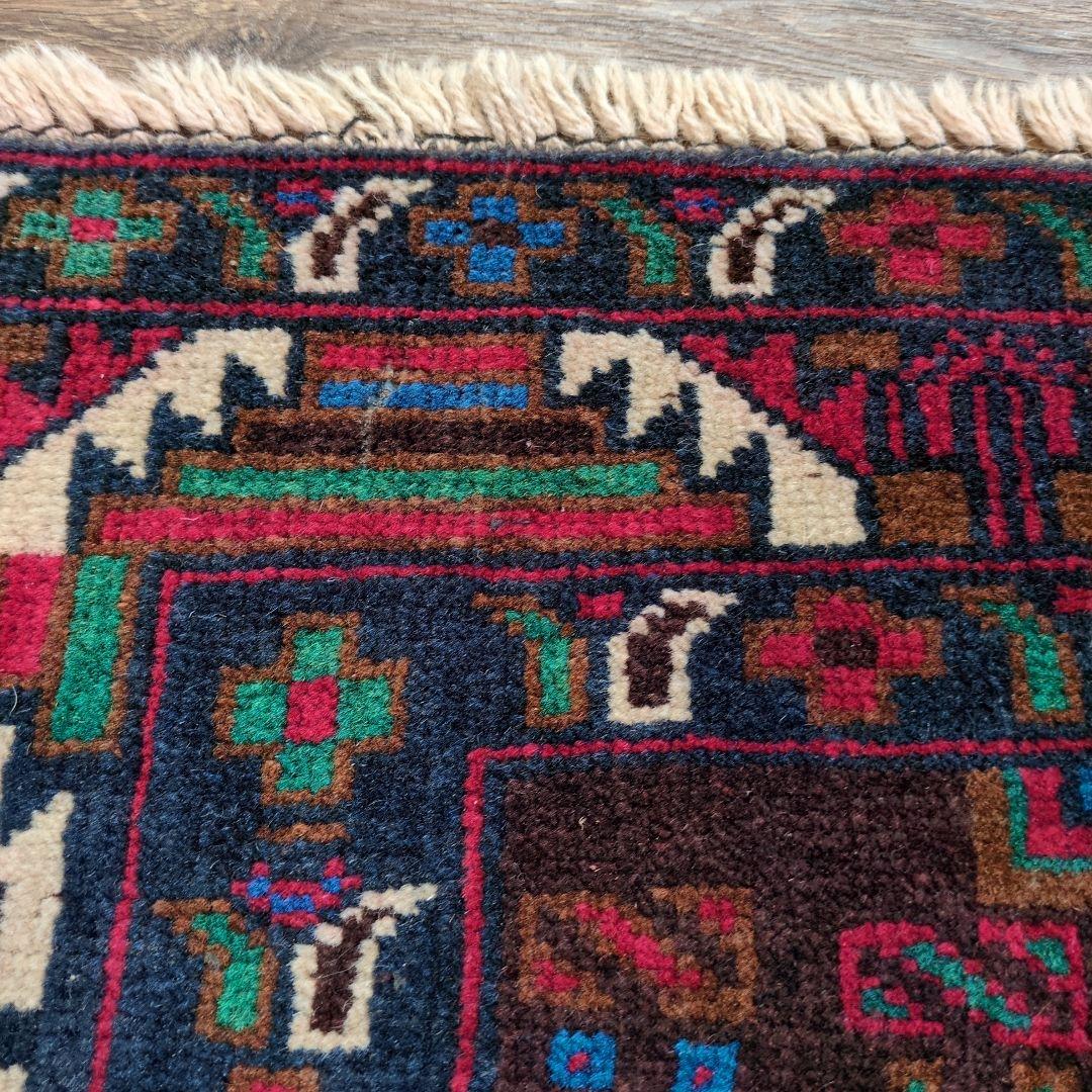 ヴィンテージラグ　トライバルラグ　バルーチ　アフガニスタン絨毯