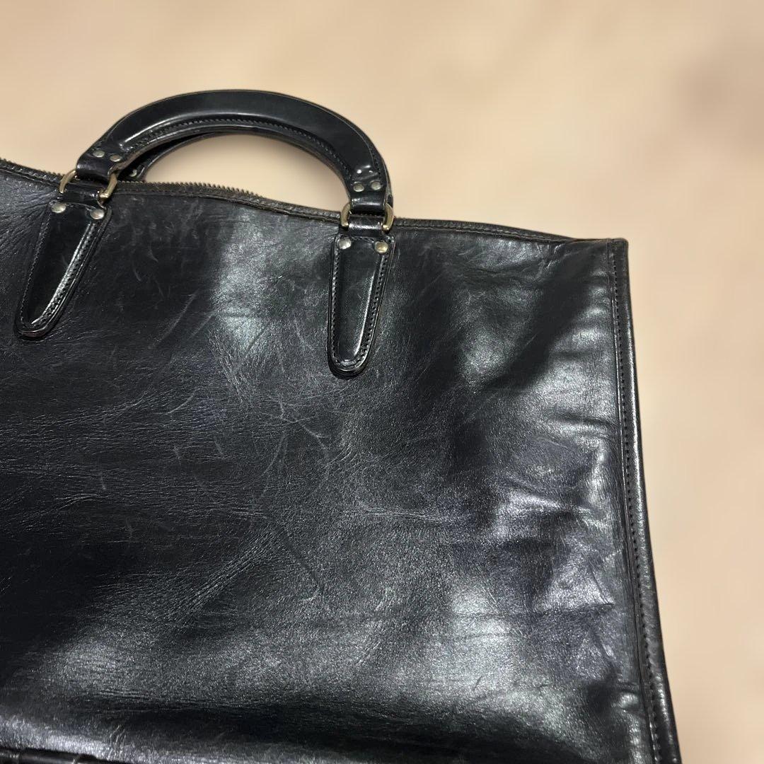 最終値下げ　フェリージ　黒　オールレザー ビジネスバッグ