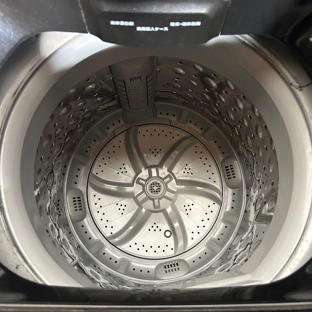 高年式 黒色家電 3点セット 冷蔵庫 洗濯機 電子レンジ 1人暮し I071