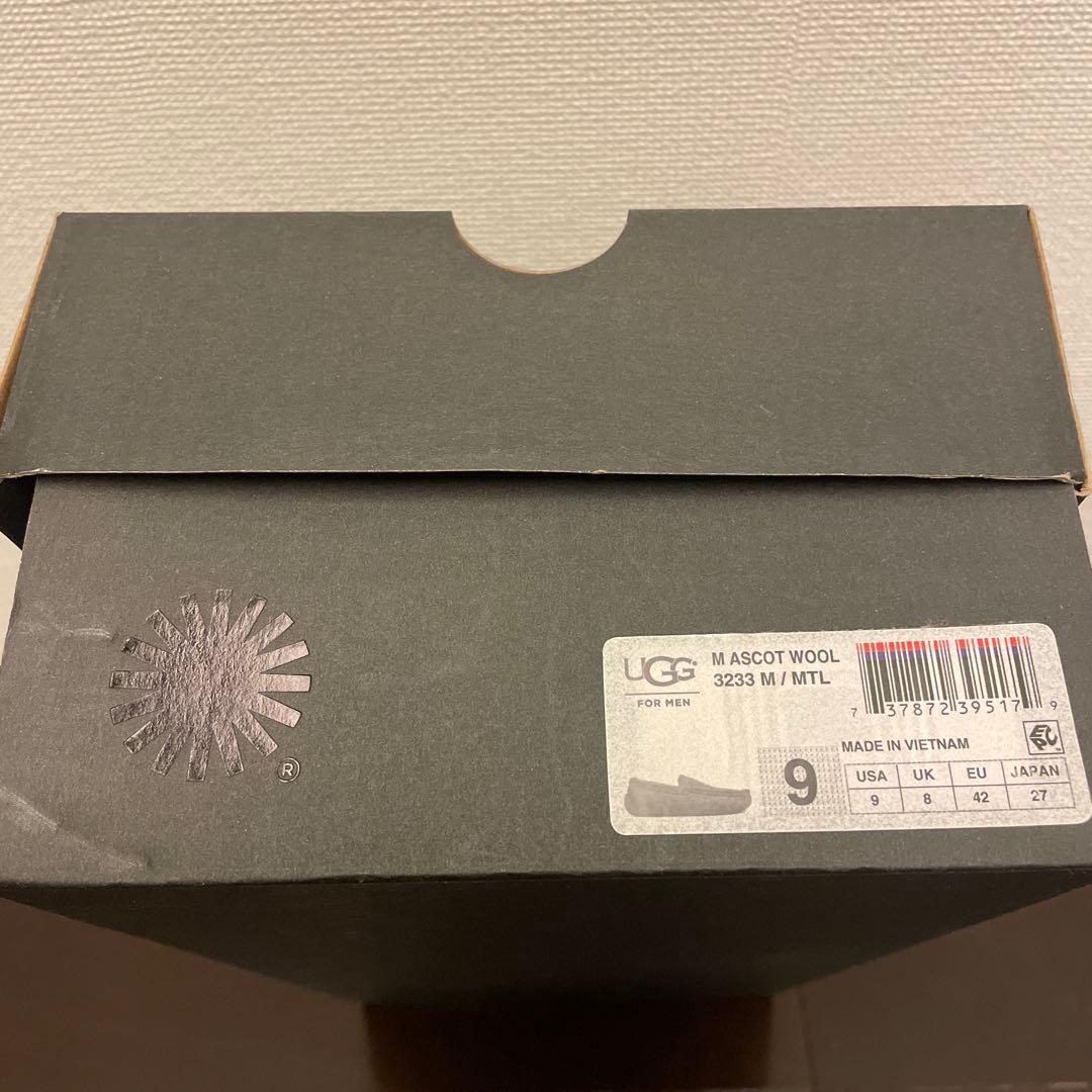 UGG Ascot Wool 27cm 新品未使用　アスコット　灰色