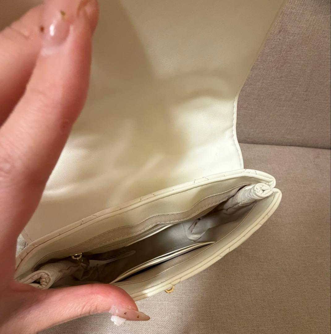 Rosé Muse Quilting mini shoulder bag