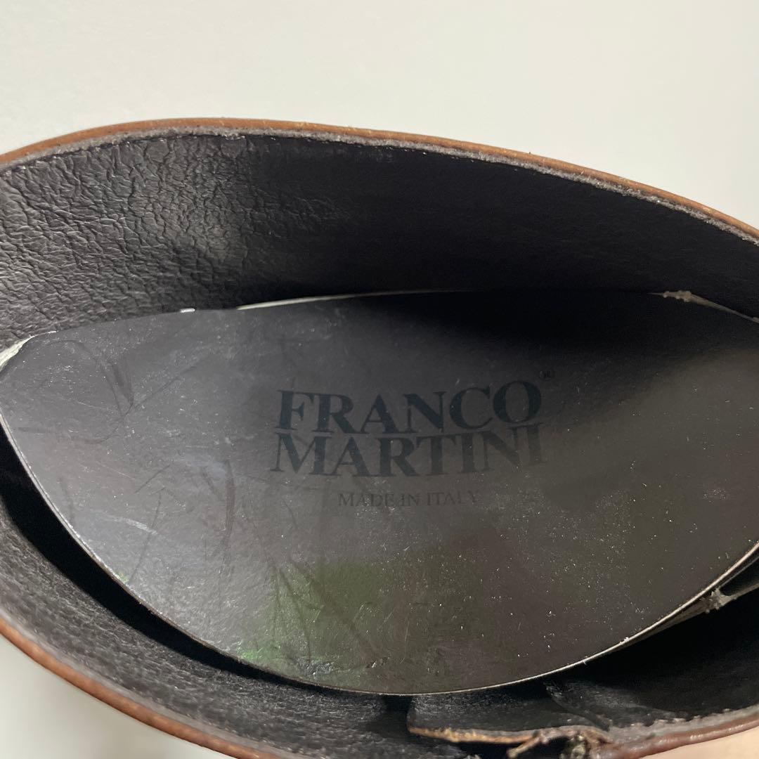 FRANCOMARTINI ロングブーツ　本革　ブラウン　イタリア製　22〜23