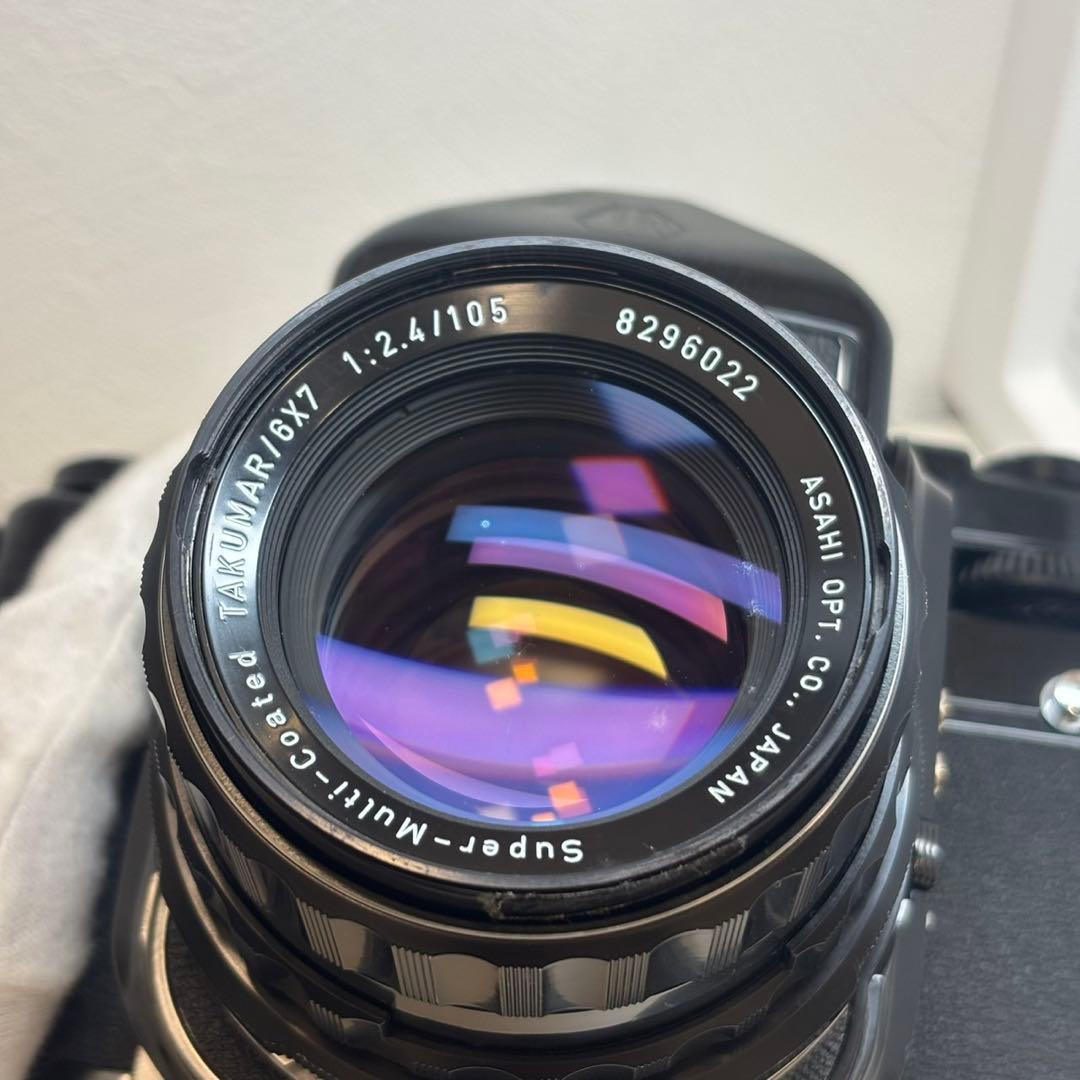 ASAHI PENTAX 6x7 中判フィルムカメラ バケペン