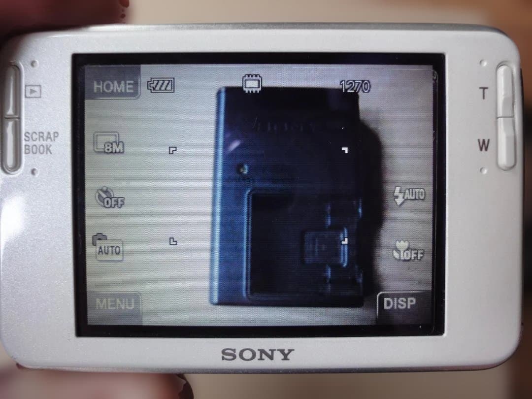 SONY ソニー Cyber-Shot DSC-T2 ホワイト　セット　中古